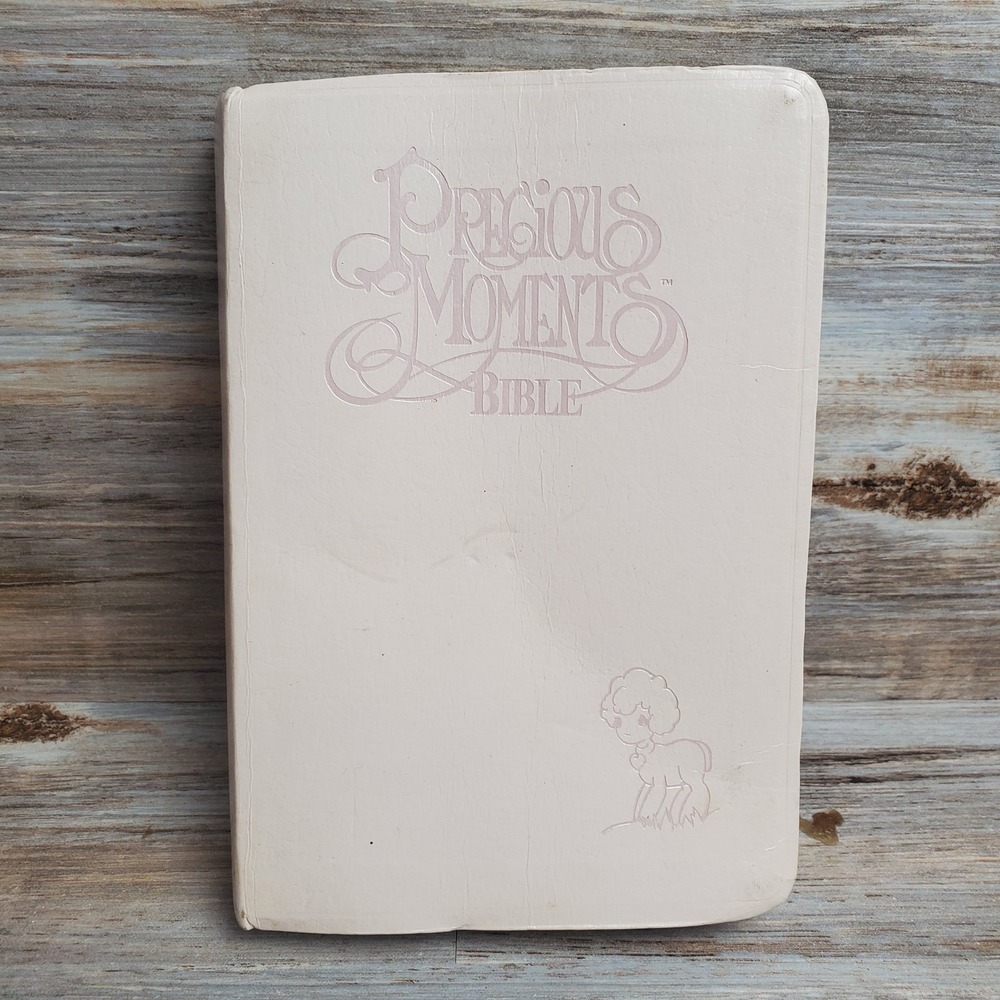 Precious Moments Bible NKJV Thomas Nelson 1984 White Vintage New King James